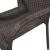 Set mobilier de grădină, 5 piese, maro, poliratan GartenMobel Dekor