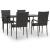 Set mobilier de grădină, 5 piese, maro, poliratan GartenMobel Dekor