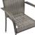 Set mobilier de grădină, 5 piese, gri, poliratan GartenMobel Dekor