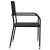 Set mobilier de grădină, 5 piese, negru, poliratan GartenMobel Dekor