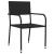 Set mobilier de grădină, 5 piese, negru, poliratan GartenMobel Dekor