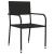 Set mobilier de grădină, 5 piese, negru, poliratan GartenMobel Dekor