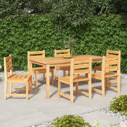 Set mobilier de grădină, 7 piese, lemn masiv de tec GartenMobel Dekor