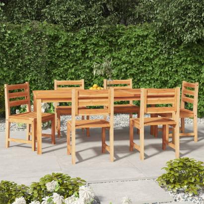 Set mobilier de grădină, 7 piese, lemn masiv de tec GartenMobel Dekor