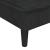 Canapea în formă de L negru 255x140x70 cm catifea GartenMobel Dekor