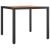 Set mobilier de grădină cu perne, 5 piese, negru, poliratan GartenMobel Dekor