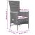 Set mobilier de grădină cu perne, 5 piese, gri, poliratan GartenMobel Dekor