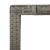 Set mobilier de grădină cu perne, 5 piese, gri, poliratan GartenMobel Dekor