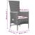Set mobilier de grădină cu perne, 7 piese, gri, poliratan GartenMobel Dekor