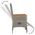 Set mobilier de grădină cu perne, 5 piese, gri, poliratan GartenMobel Dekor