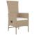 Set mobilier de grădină cu perne, 3 piese, bej, poliratan GartenMobel Dekor