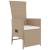 Set mobilier de grădină cu perne, 5 piese, bej, poliratan GartenMobel Dekor