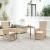 Set mobilier de grădină cu perne, 3 piese, bej, poliratan GartenMobel Dekor