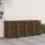 Magazie cvadruplă depozitare coș de gunoi, maro, lemn masiv pin GartenMobel Dekor
