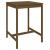 Set mobilier de bar, 3 piese, maro miere, lemn masiv de pin GartenMobel Dekor