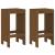 Set mobilier de bar, 3 piese, maro miere, lemn masiv de pin GartenMobel Dekor
