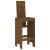 Set mobilier de bar, 3 piese, maro miere, lemn masiv de pin GartenMobel Dekor