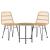 Set mobilier de grădină, 3 piese, poliratan GartenMobel Dekor
