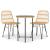 Set mobilier de grădină, 3 piese, poliratan GartenMobel Dekor