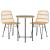 Set mobilier de grădină, 3 piese, poliratan GartenMobel Dekor