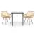 Set mobilier de grădină, 3 piese, poliratan GartenMobel Dekor