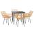Set mobilier de grădină, 5 piese, poliratan GartenMobel Dekor