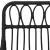 Set mobilier de grădină, 3 piese, negru, poliratan GartenMobel Dekor