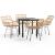 Set mobilier de grădină, 5 piese, poliratan GartenMobel Dekor