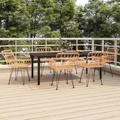 Set mobilier de grădină, 7 piese, poliratan GartenMobel Dekor