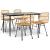 Set mobilier de grădină, 5 piese, poliratan GartenMobel Dekor