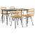 Set mobilier de grădină, 5 piese, poliratan GartenMobel Dekor