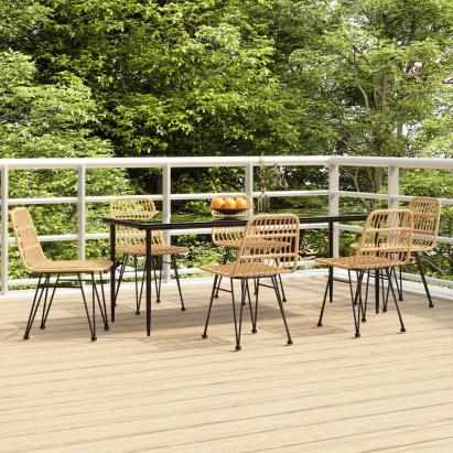 Set mobilier de grădină, 7 piese, poliratan GartenMobel Dekor