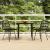 Set mobilier de grădină, 3 piese, negru, poliratan GartenMobel Dekor