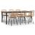 Set mobilier de grădină, 7 piese, poliratan GartenMobel Dekor