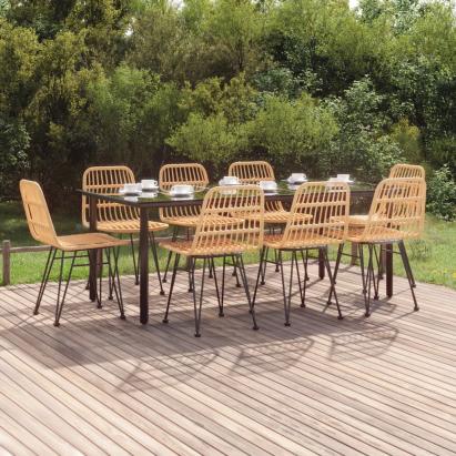 Set mobilier de grădină, 9 piese, poliratan GartenMobel Dekor