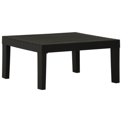 Masă de grădină, gri, plastic GartenMobel Dekor