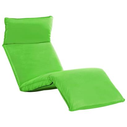 Șezlong pliabil, verde, țesătură oxford GartenMobel Dekor