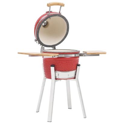 Grătar cu afumătoare Kamado, 76 cm, ceramică GartenMobel Dekor