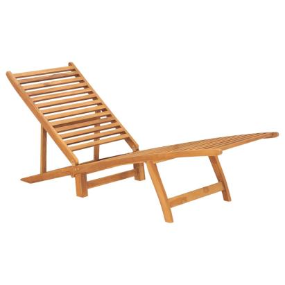 Șezlong, lemn masiv de tec GartenMobel Dekor
