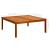 Măsuță de cafea de grădină 110x110x45 cm lemn masiv acacia GartenMobel Dekor