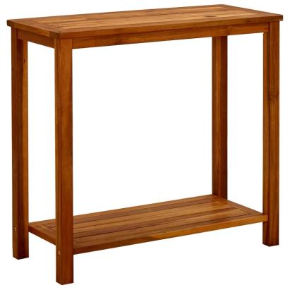 Masă consolă de grădină 80x35x75 cm lemn masiv de acacia GartenMobel Dekor