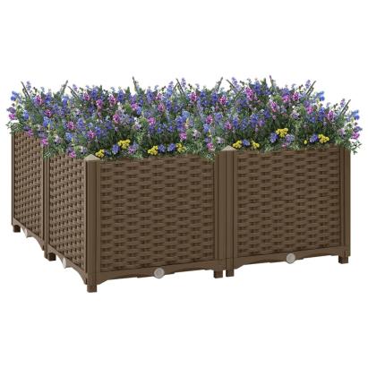 Strat înălțat, 80x80x38 cm, polipropilenă GartenMobel Dekor