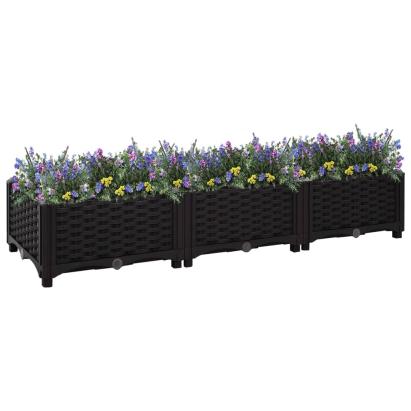 Strat înălțat, 120x40x23 cm, polipropilenă GartenMobel Dekor