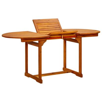 Masă de grădină, (120-170)x80x75 cm, lemn masiv de acacia GartenMobel Dekor