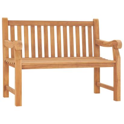 Bancă de grădină, 114 cm, lemn masiv de tec GartenMobel Dekor