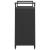 Cărucior de bar cu sertar, negru, 100x45x97 cm, poliratan GartenMobel Dekor