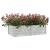 Strat înălțat de grădină argintiu 160x80x45 cm oțel galvanizat GartenMobel Dekor