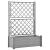Jardinieră de grădină cu spalier, gri piatră, 100x43x142, PP GartenMobel Dekor