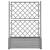 Jardinieră de grădină cu spalier, gri piatră, 100x43x142, PP GartenMobel Dekor