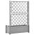 Jardinieră de grădină cu spalier, gri piatră, 100x43x142, PP GartenMobel Dekor
